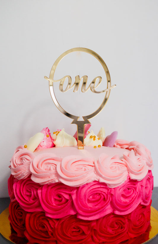 Custom Balloon Birthday Cake Topper