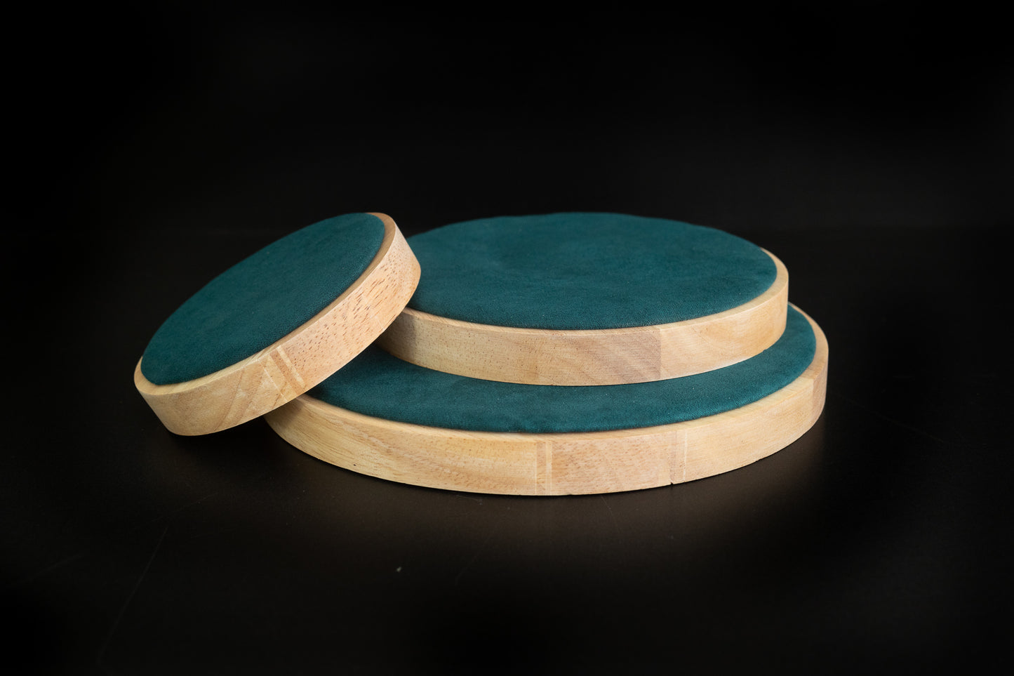 Jewellery Display Bamboo Round Set of 3