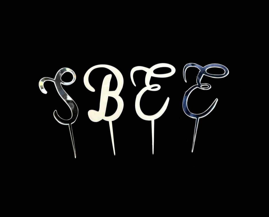 Custom Letter Cake Topper