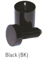 Aluminium Standoff Flat Top Black