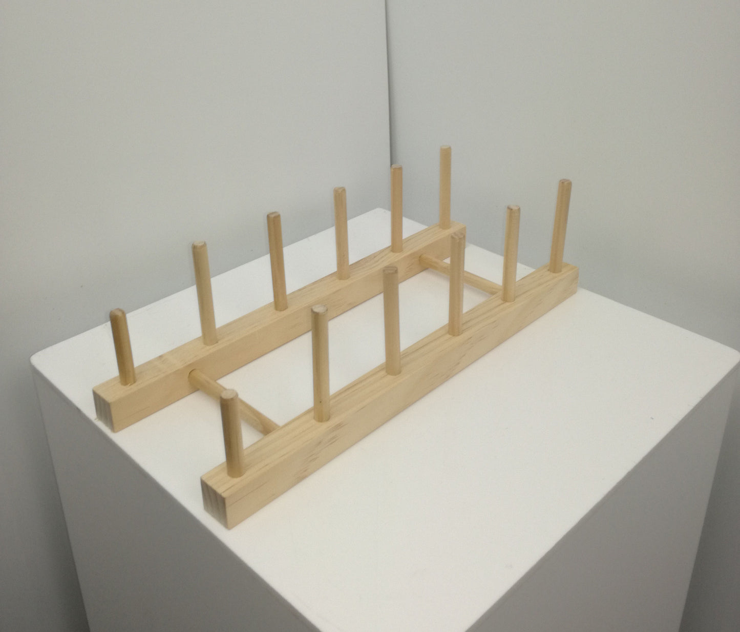 Wooden 5 Plate Stand