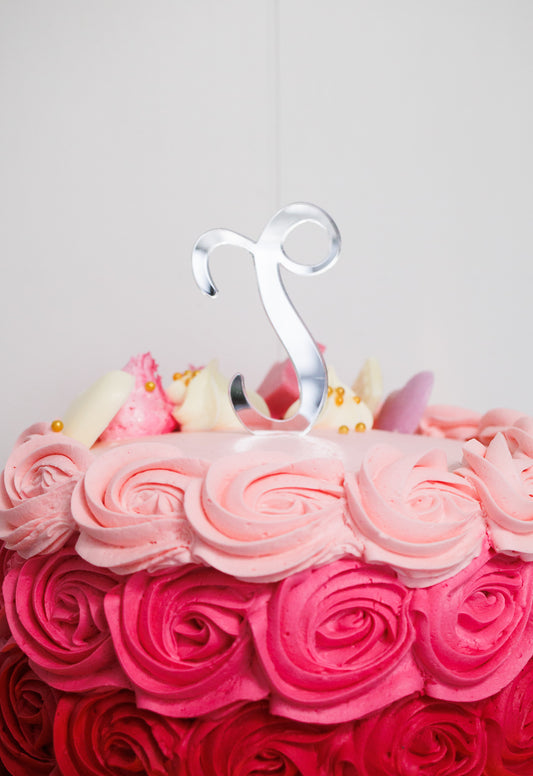 Custom Letter Cake Topper