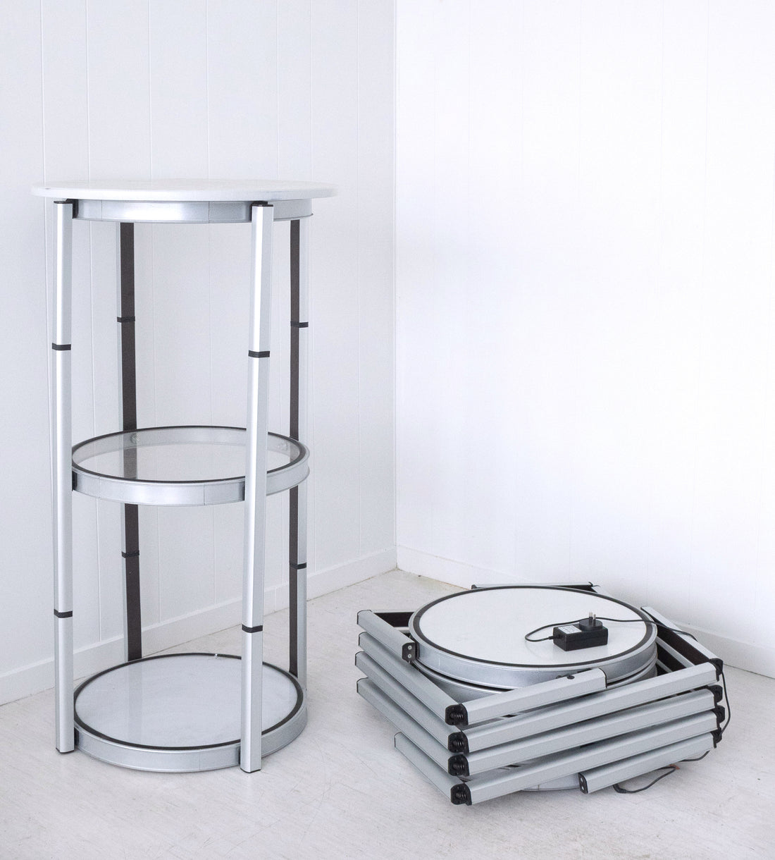 Display Stand Tall Round (Collapsible) | Auk | NZ | Maxim Displays ...