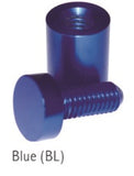 Aluminium Standoff Flat Top Blue