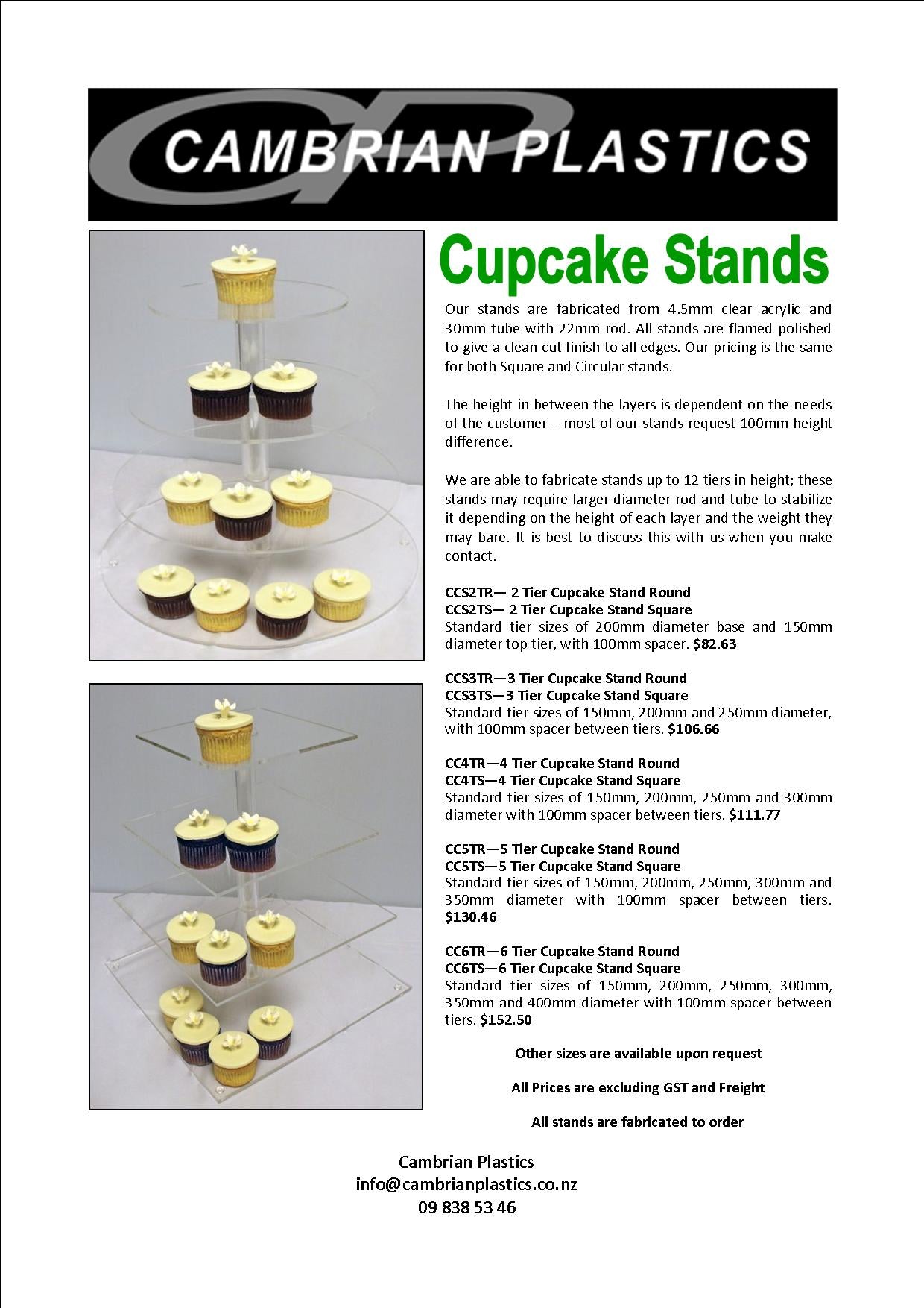 Cupcake Stand Flyer