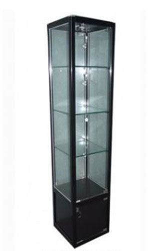 Display Cabinet Glass 400w 400d 1800h