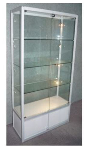 Display Cabinet Glass 800w 400d 1800h