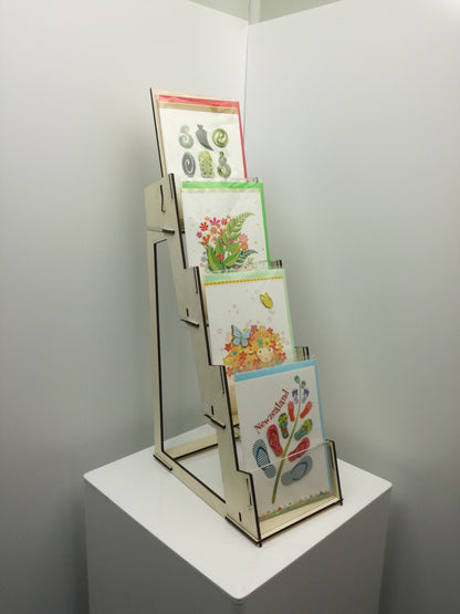 Flat Pack Gift Card Stands