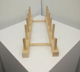 Wooden 5 Plate Stand